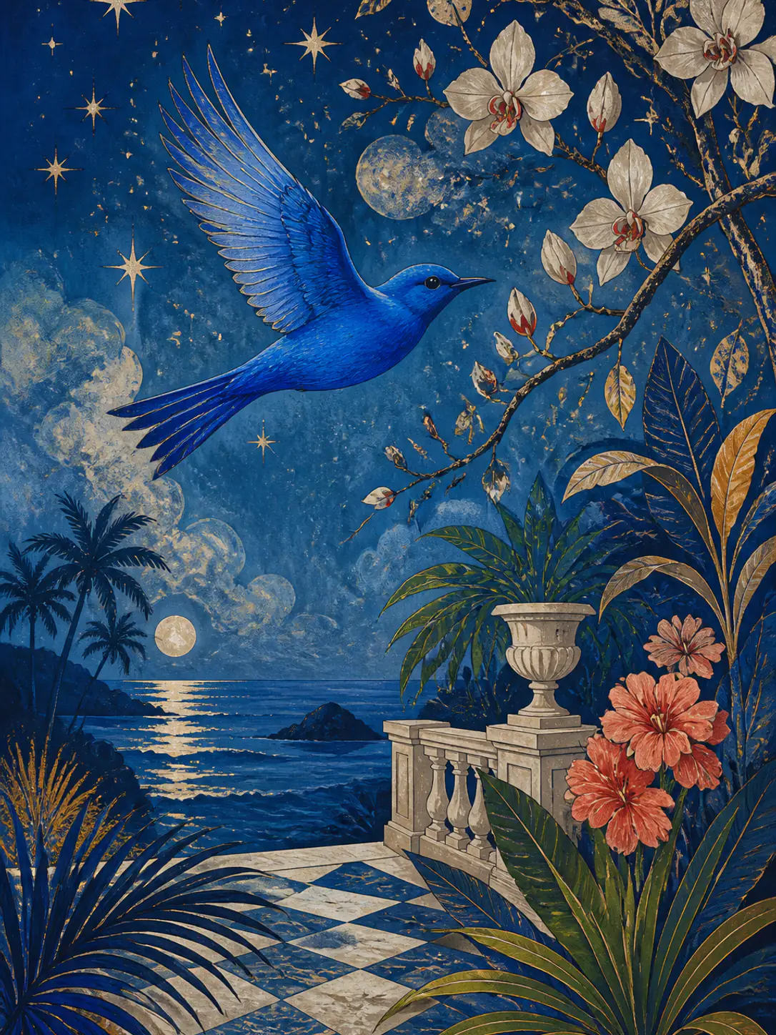 Ilustración editorial de Azul…