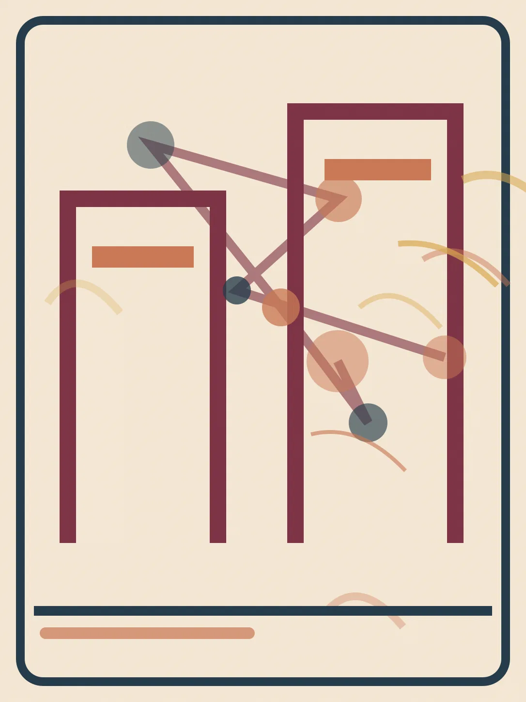 Ilustración editorial de Formas de volver a casa