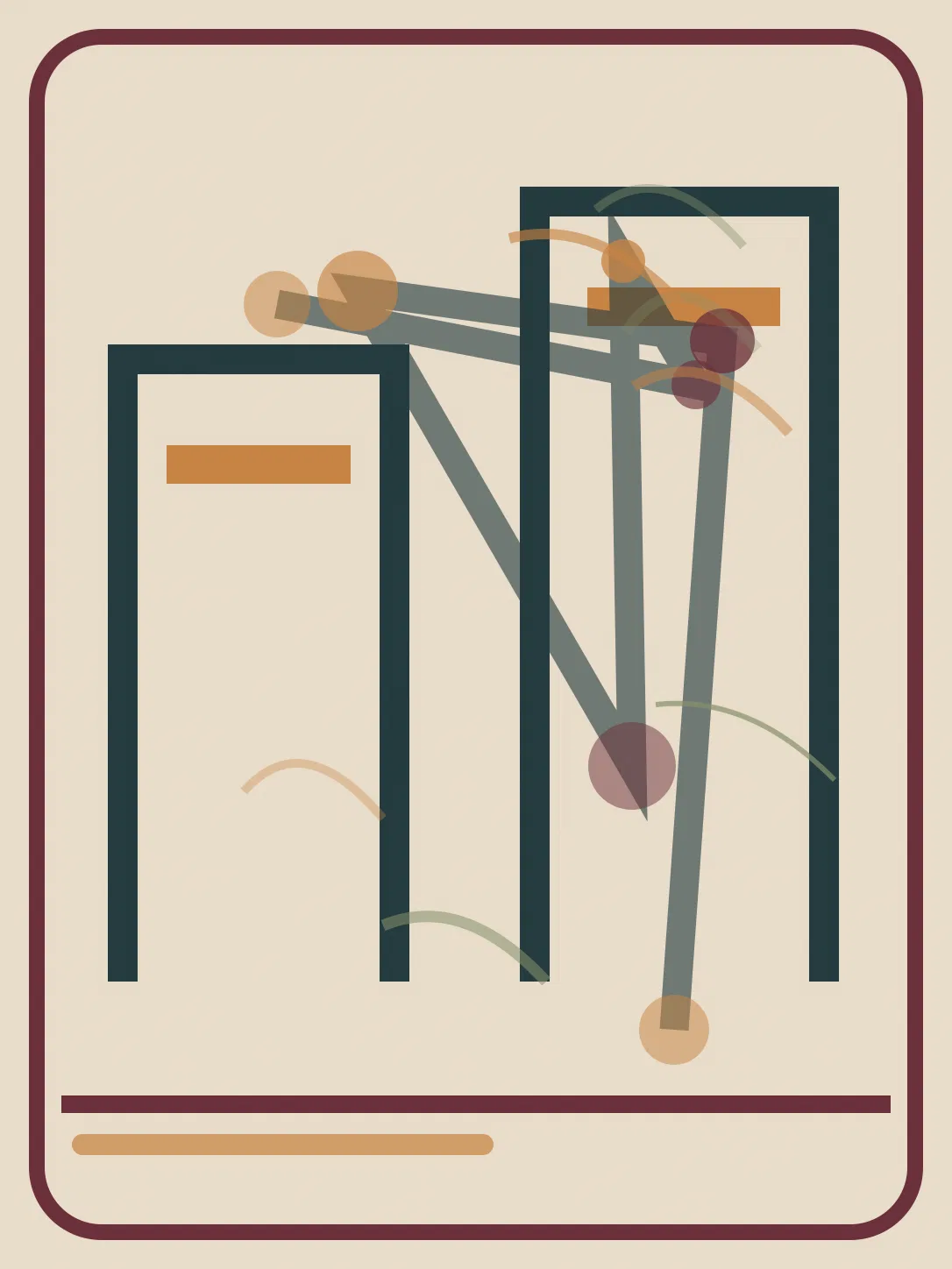 Ilustración editorial de La casa de los espantos