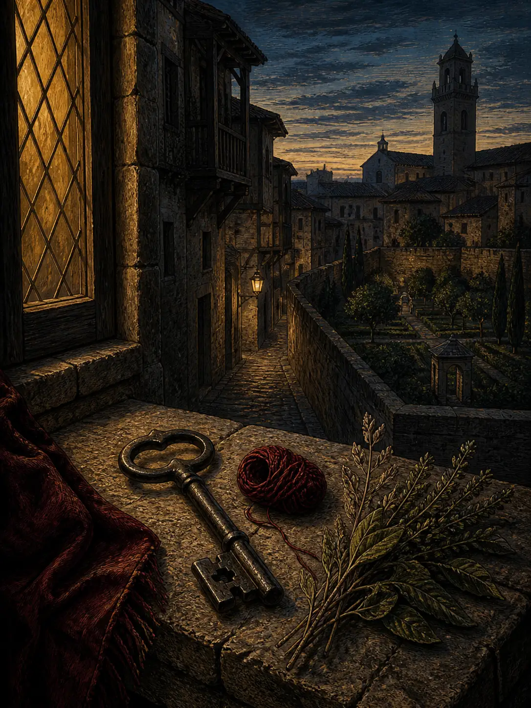 Ilustración editorial de La Celestina