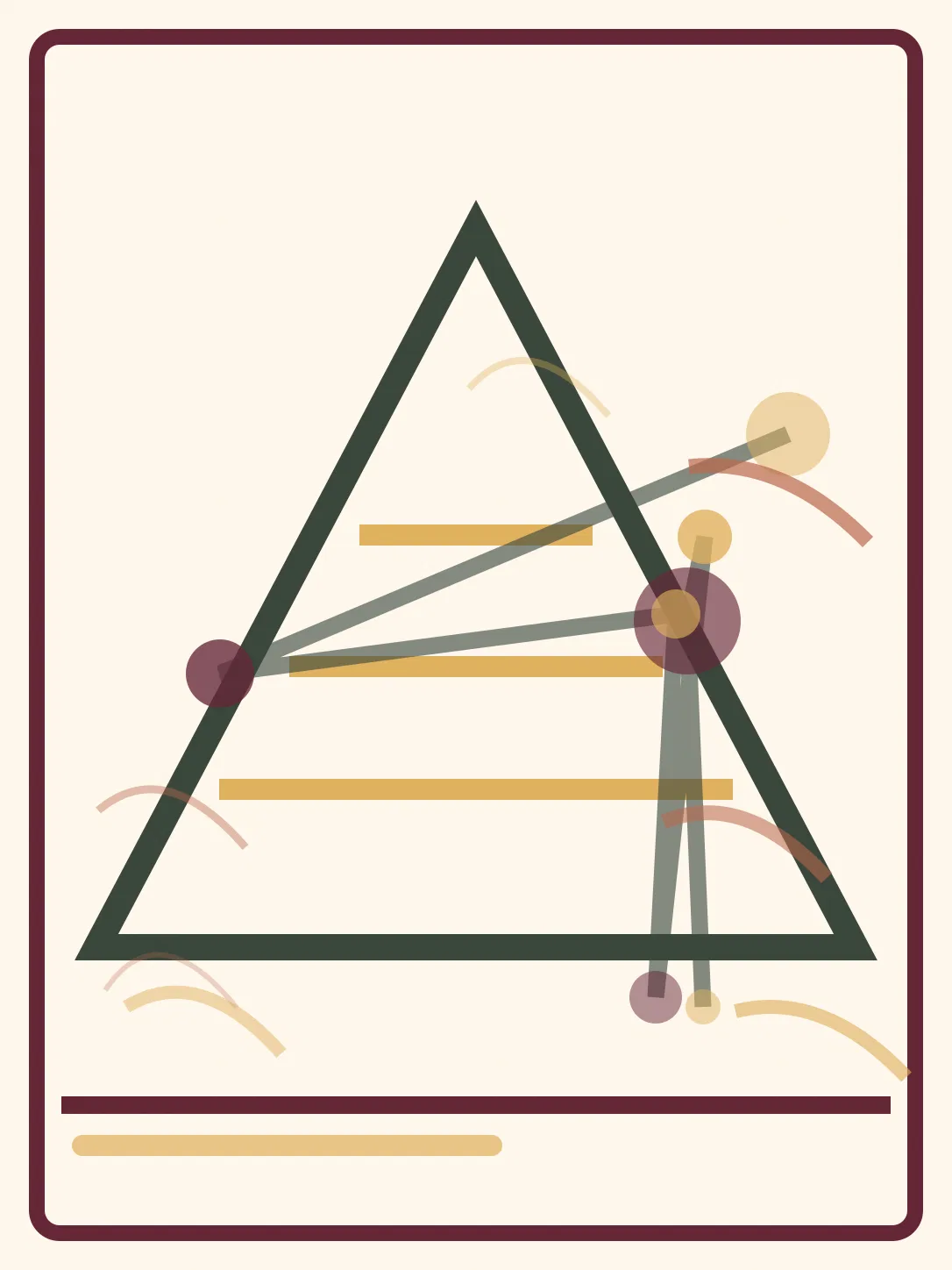 Ilustración editorial de Nociones elementales de geometría para niños